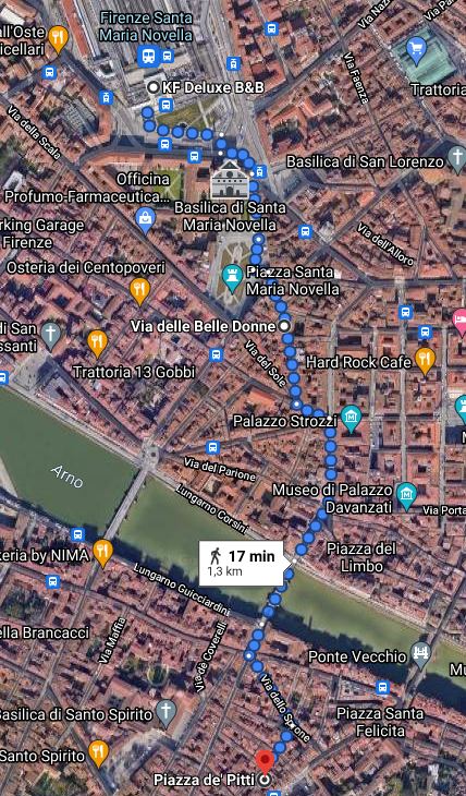 Walk Path from the House to SMN Station