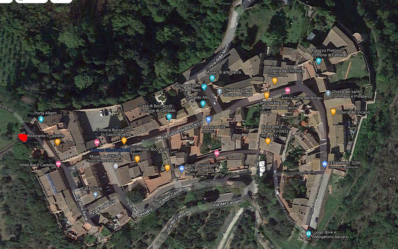 Certaldo Village View