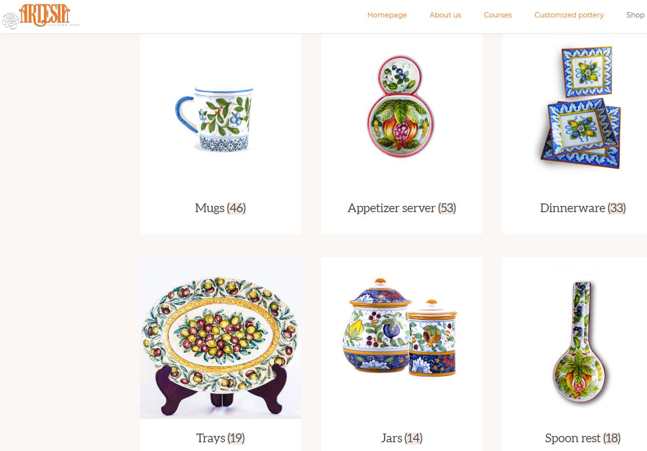 Artesia Handcrafted Artistic Ceramics