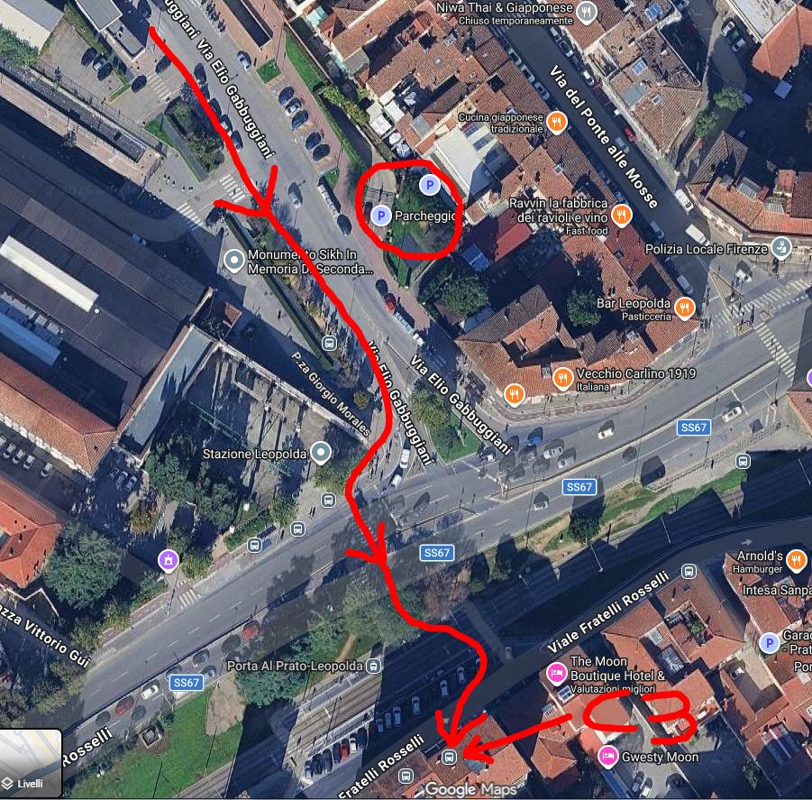 From Leopolda Park to C3 Bus
